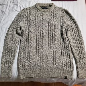 Superdry chunky knit pullover sweater. Xxl fits small
